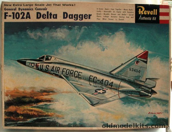 Revell 1/48 F-102A Delta Dagger Large Scale - Japan Issue, H281-450 plastic model kit